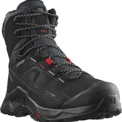Salomon Quest Winter TS CSWP Boot in Black and Goji Berry and Monument
